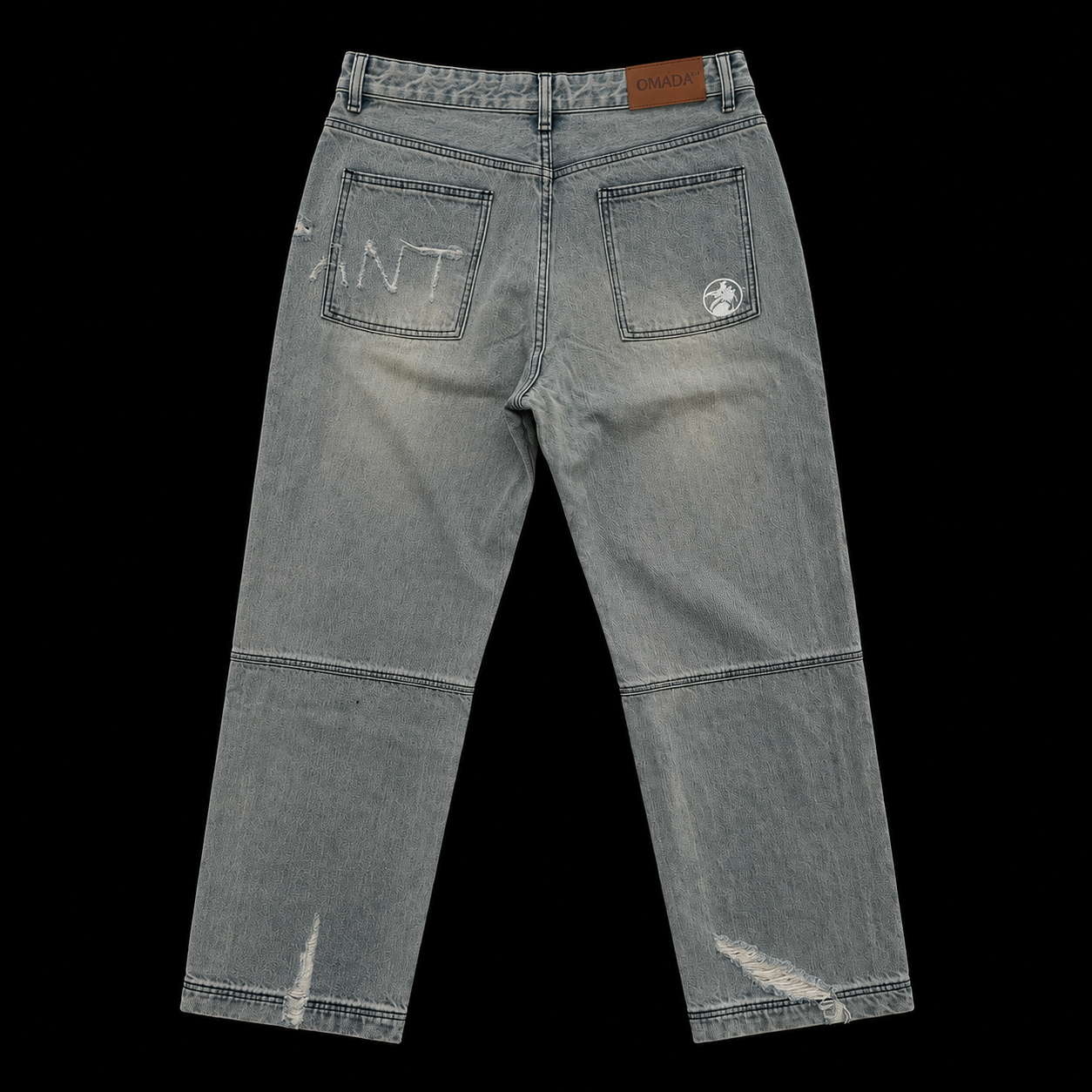 "MILITANT" Distressed Jeans